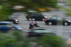 バイクの2人乗り